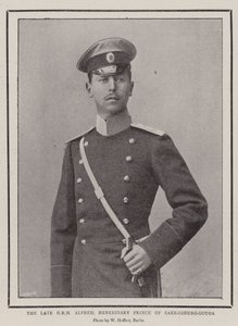 A néhai HRH Alfred, Szász-Coburg-Gotha örökös hercege alkotó: English Photographer
