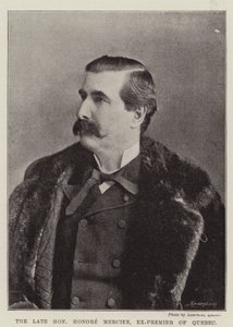 A néhai Honorable Honore Mercier, Quebec volt miniszterelnöke alkotó: English Photographer