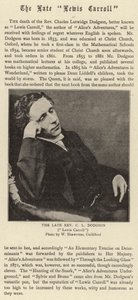 A néhai Lewis Carroll alkotó: English Photographer