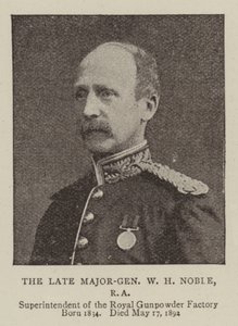 A néhai W H Noble vezérőrnagy, RA alkotó: English Photographer