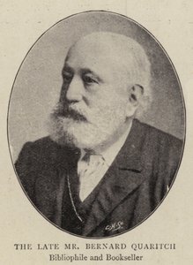 A néhai Bernard Quaritch úr alkotó: English Photographer