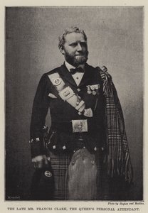 A néhai Francis Clark, a Queens személyi kísérője alkotó: English Photographer