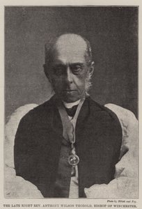 A néhai jobboldali tiszteletes Anthony Wilson Thorold, Winchester püspöke alkotó: English Photographer
