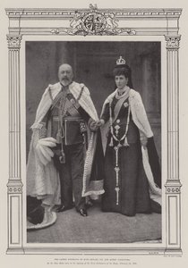 VII. Edward király és Alexandra királynő legújabb portréja