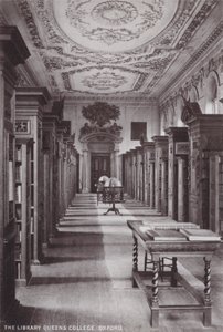 A Library Queens College, Oxford alkotó: English Photographer