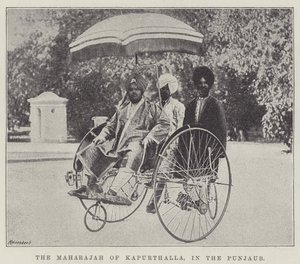 Kapurthala maharadzsája, Pandzsábban alkotó: English Photographer