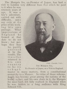Ito márki, Japán volt miniszterelnöke angliai látogatáson alkotó: English Photographer