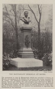 A Maupassant-emlékmű Rouenben alkotó: English Photographer