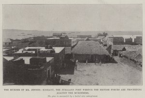 Jenner úr, Kismayu meggyilkolása, a jubalandi kikötő, ahonnan a brit erők eljárást folytatnak a gyilkosok ellen alkotó: English Photographer