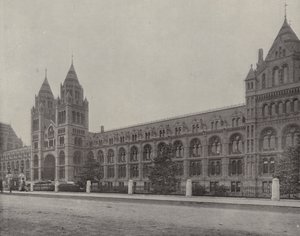 A Természettudományi Múzeum (fekete-fehér fotó) alkotó: English Photographer