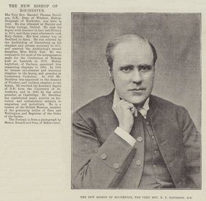 Rochester új püspöke, a nagyon tiszteletreméltó R. T. Davidson, DD alkotó: English Photographer