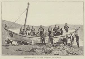 The New Life-Boat and Crew, Atherfield, Isle of Wight alkotó: English Photographer