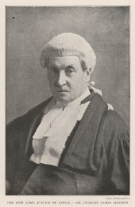 A New Lord fellebbviteli bírója, Sir Charles James Mathew alkotó: English Photographer