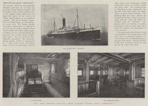 A New Orient-Pacific ikercsavaros Orontes gőzhajó alkotó: English Photographer