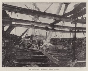 A Nitrate-Ship Micronesia, leégett az alkuból alkotó: English Photographer