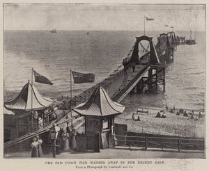 Az Old Chain Pier elmosódott a közelmúltban alkotó: English Photographer
