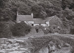 The Old Mill, Jesmond Dene (f/w fotó) alkotó: English Photographer