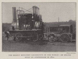 A világ legrégebbi hatékony mozdonya, Stephenson által 1822-ben épített motor alkotó: English Photographer