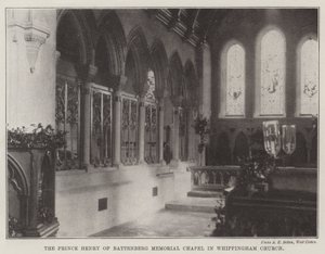 Die Prinz-Henry-von-Battenberg-Gedächtniskapelle in der Kirche von Whippingham