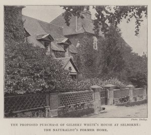 A Selborne-i Gilbert Whites-ház tervezett megvásárlása, a Naturalists korábbi otthona alkotó: English Photographer