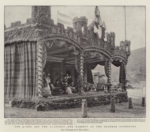 A királynő és a klánok, őfelsége a Braemar összejövetelen alkotó: English Photographer