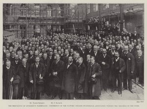 A Spurgeons Tabernákulum újjáépítése, a Pastors College Evangélikus Egyesületének konferenciája a munka előrehaladásáról alkotó: English Photographer