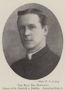 Dr. Bernard tiszteletes, a dublini St Patricks dékánja, beiktatva február 8-án alkotó: English Photographer