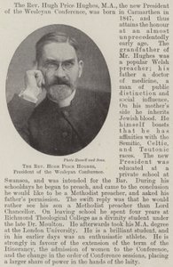 Hugh Price Hughes tiszteletes, a Wesleyan Konferencia elnöke alkotó: English Photographer