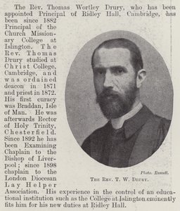 T W Drury tiszteletes alkotó: English Photographer