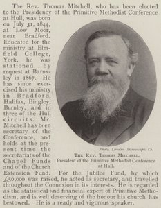 Thomas Mitchell tiszteletes, a Hull-i Primitív Metodista Konferencia elnöke alkotó: English Photographer
