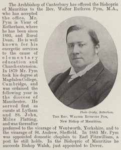 Walter Ruthven Pym tiszteletes, Mauritius új püspöke alkotó: English Photographer