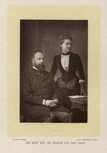 A jobb tiszt. Sir Charles és Lady Dilke alkotó: English Photographer