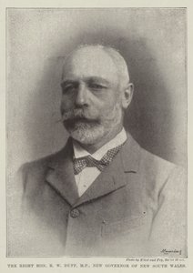 The Right Honorable R W Duff, képviselő, Új-Dél-Wales új kormányzója alkotó: English Photographer