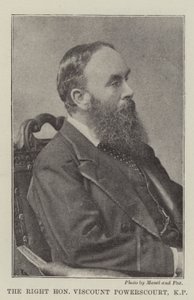 The Right Honorable Viscount Powerscourt, KP alkotó: English Photographer