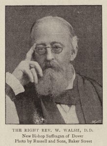 A jobb tiszteletes W Walsh, DD alkotó: English Photographer