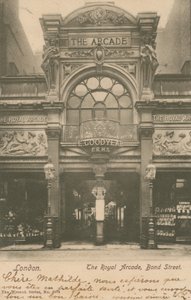 A Royal Arcade, Bond Street alkotó: English Photographer