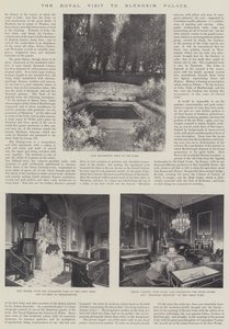 Királyi látogatás a Blenheim-palotában