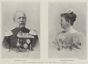A szász király hetvenedik születésnapja alkotó: English Photographer
