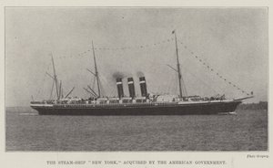 A Steam-Ship New York, amelyet az amerikai kormány vásárolt meg alkotó: English Photographer