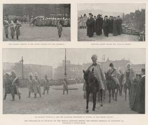 A berlini helyőrség újoncainak eskütétele a német császár előtt november 23-án alkotó: English Photographer