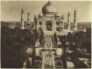 A Taj-Mahal Agrában (fotógravír) alkotó: English Photographer