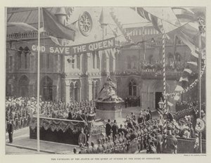 Connaught hercege a Dundee-i Királynő-szobor leleplezése alkotó: English Photographer