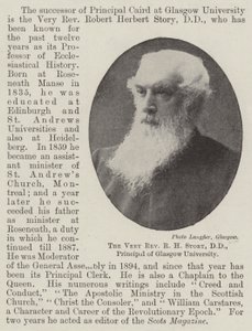 The Very Reverend R H Story, DD, a Glasgow Egyetem igazgatója alkotó: English Photographer
