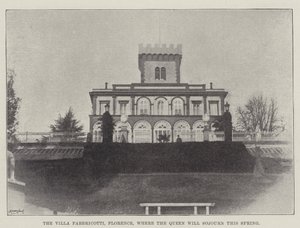 A firenzei Villa Fabbricotti, ahol a királynő idén tavasszal tartózkodik alkotó: English Photographer