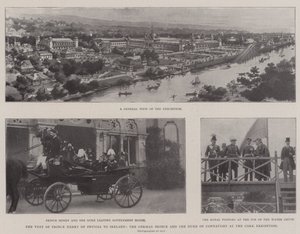 Henrik porosz herceg írországi látogatása, a német herceg és Connaught hercege a Cork kiállításon alkotó: English Photographer