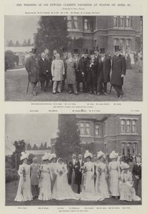 Sir Edward Clarkes lányának esküvője Stainesben április 22-én alkotó: English Photographer