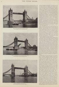 A Tower Bridge építése, London