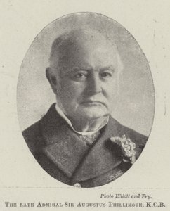 A néhai Sir Augustus Phillimore admirális, KCB alkotó: English Photographer