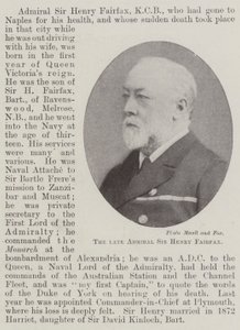 A néhai Sir Henry Fairfax admirális alkotó: English Photographer