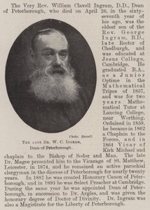 A néhai Dr. W. C. Ingram, Peterborough dékánja alkotó: English Photographer